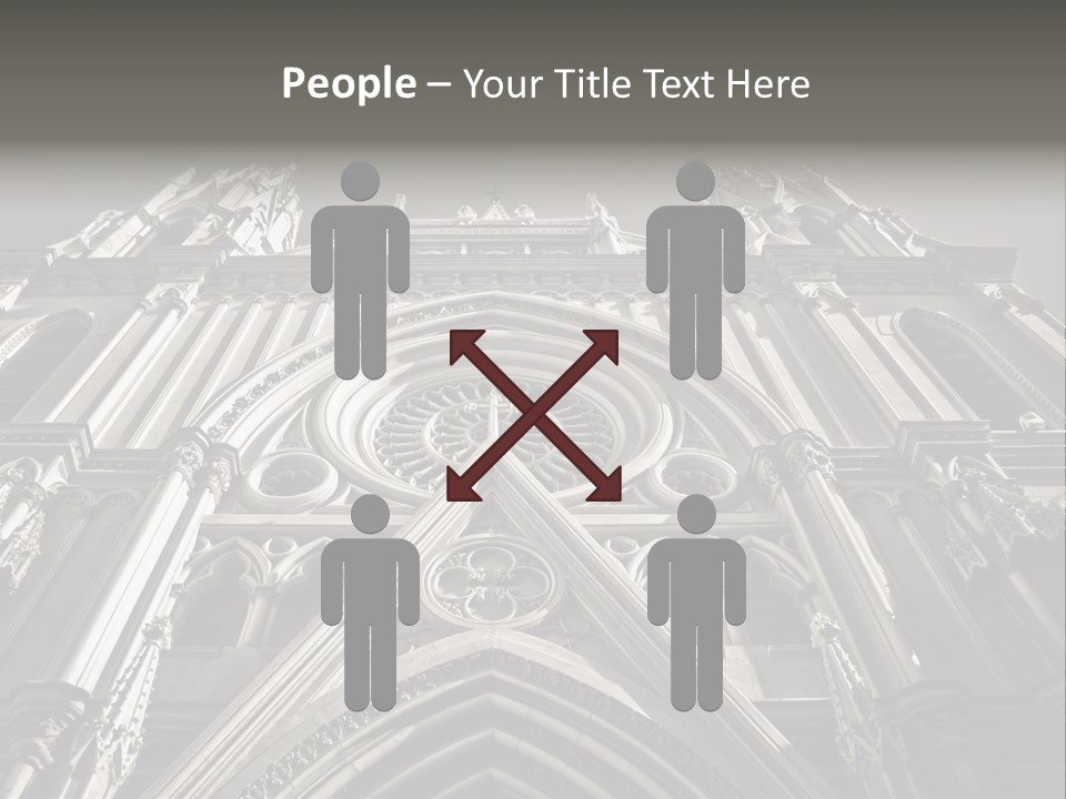 Sky Jesus Interior PowerPoint Template