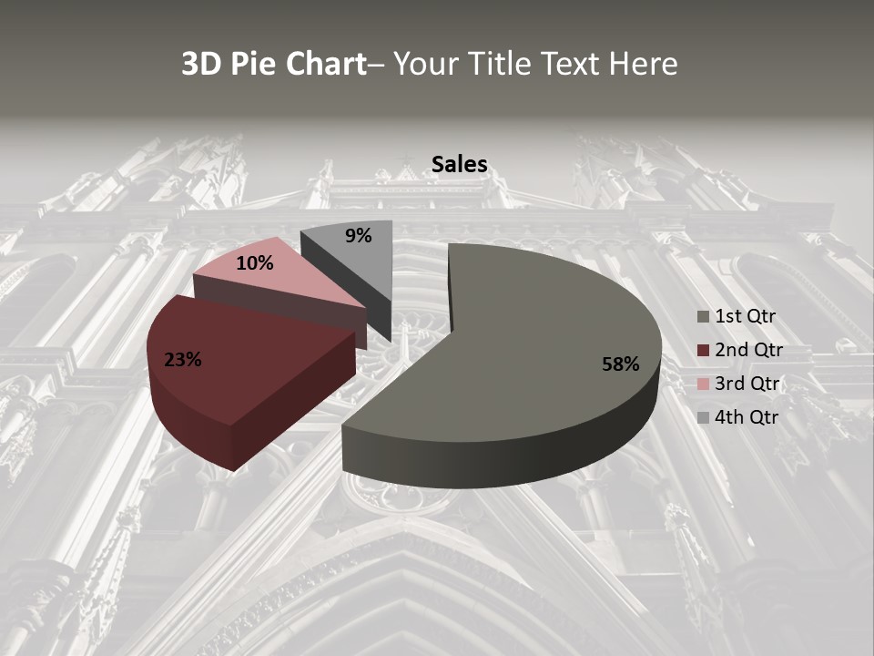 Sky Jesus Interior PowerPoint Template