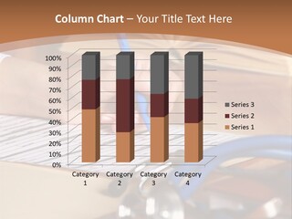 Desk Prescription Stethoscope PowerPoint Template