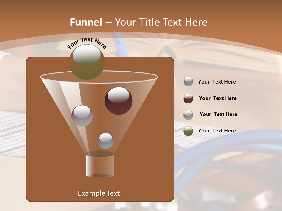 Desk Prescription Stethoscope PowerPoint Template
