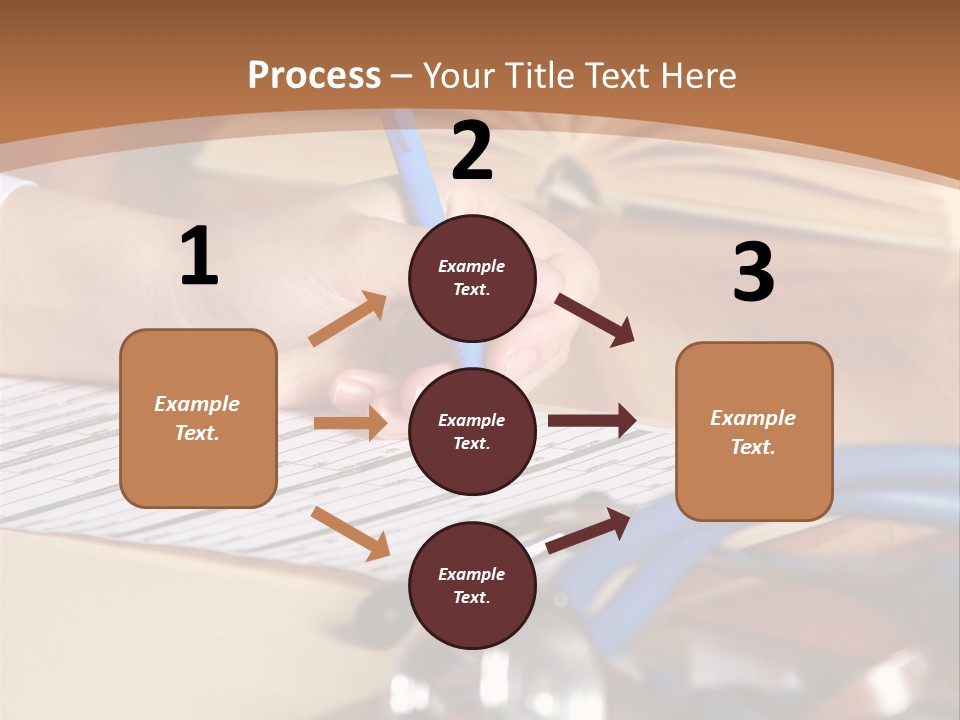 Desk Prescription Stethoscope PowerPoint Template