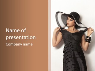 Sexy Beauty Look PowerPoint Template