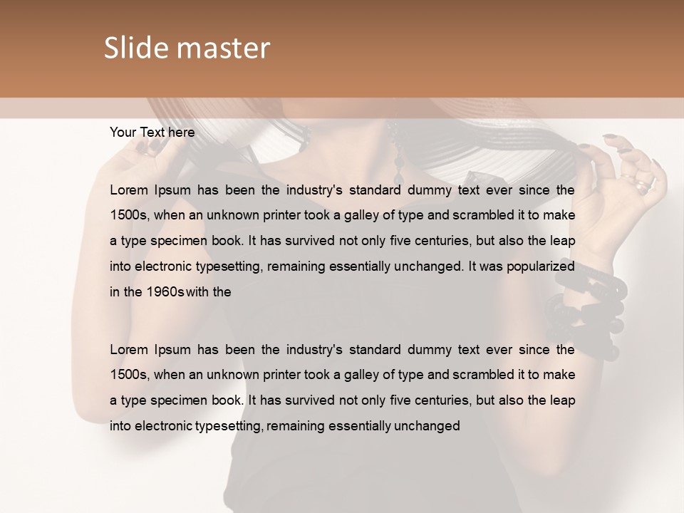 Sexy Beauty Look PowerPoint Template