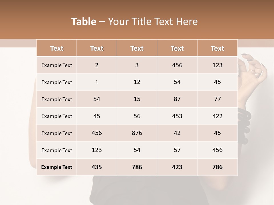 Sexy Beauty Look PowerPoint Template