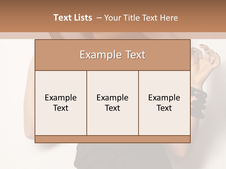 Sexy Beauty Look PowerPoint Template
