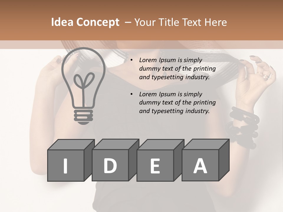Sexy Beauty Look PowerPoint Template