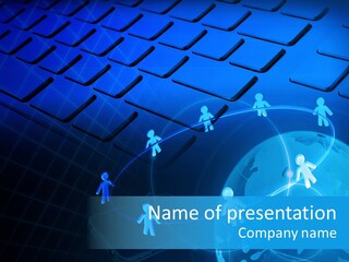 Connectivity Broadcast Worldwide PowerPoint Template