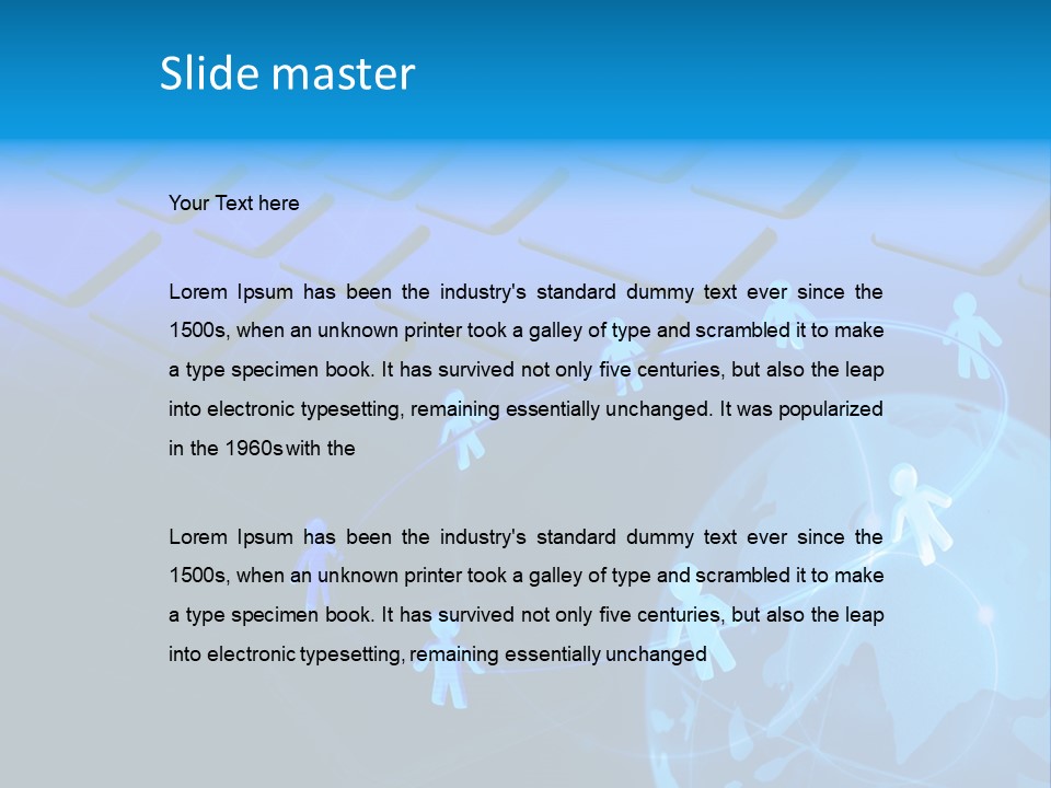 Connectivity Broadcast Worldwide PowerPoint Template