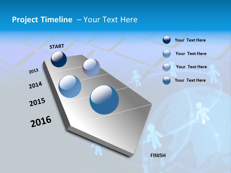 Connectivity Broadcast Worldwide PowerPoint Template