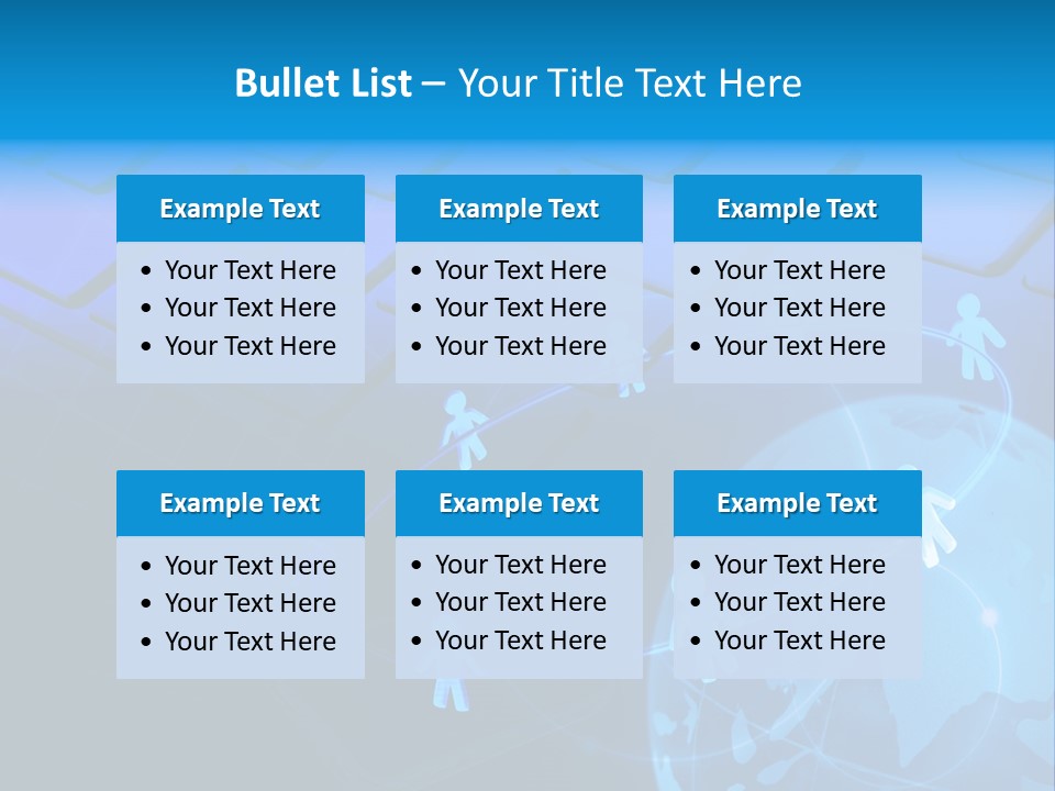 Connectivity Broadcast Worldwide PowerPoint Template