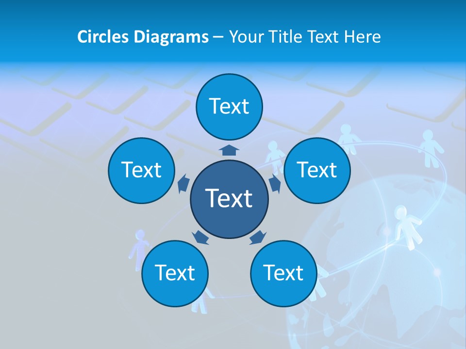 Connectivity Broadcast Worldwide PowerPoint Template