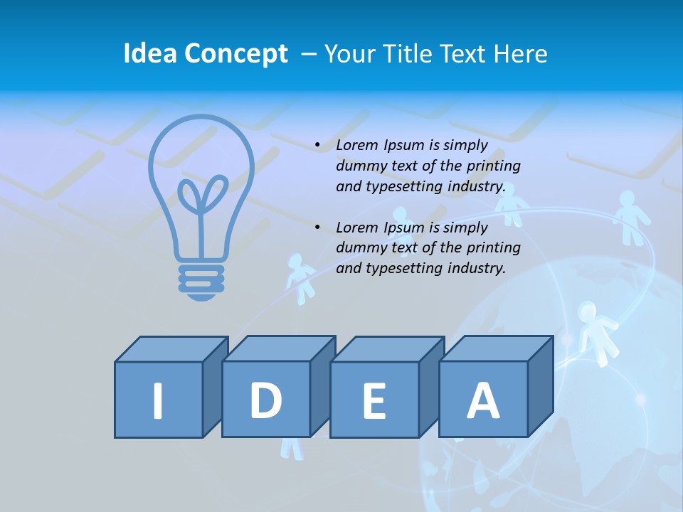 Connectivity Broadcast Worldwide PowerPoint Template