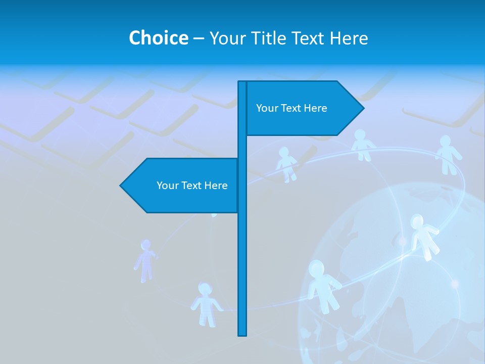 Connectivity Broadcast Worldwide PowerPoint Template