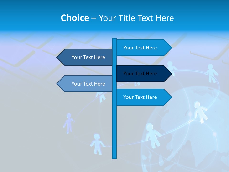 Connectivity Broadcast Worldwide PowerPoint Template