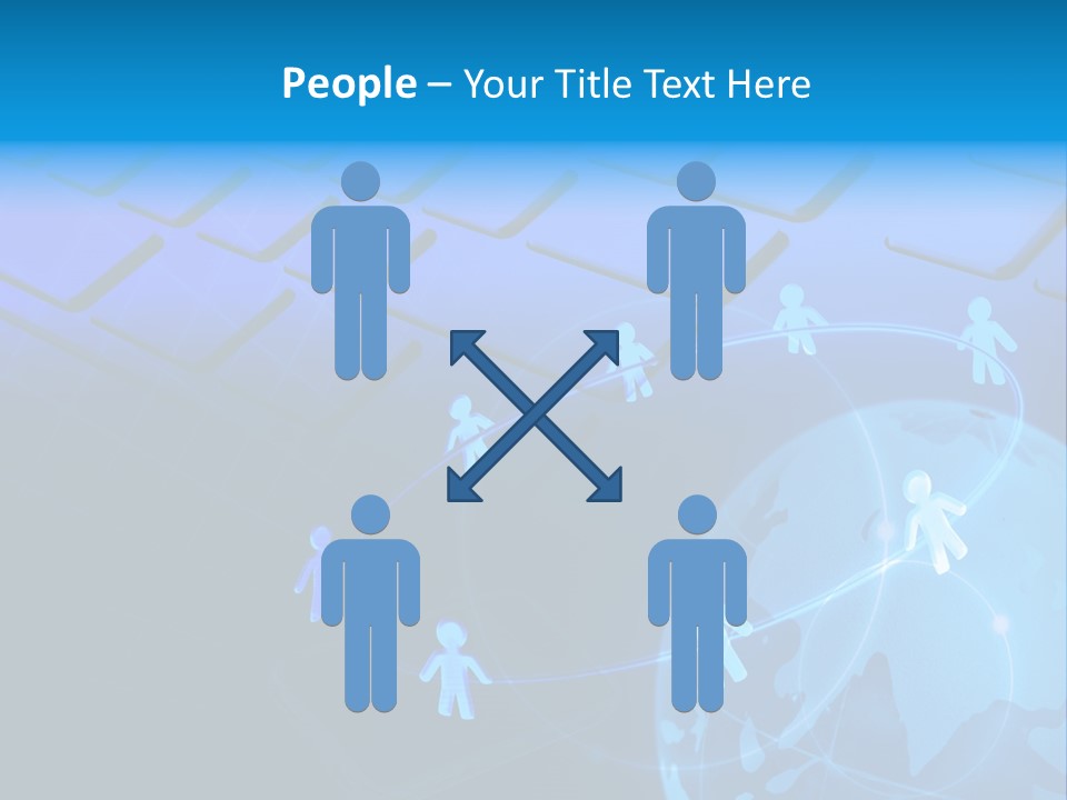 Connectivity Broadcast Worldwide PowerPoint Template