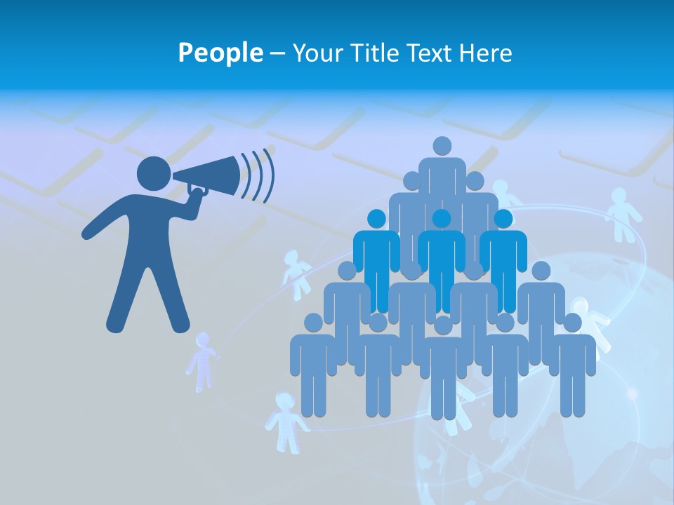 Connectivity Broadcast Worldwide PowerPoint Template