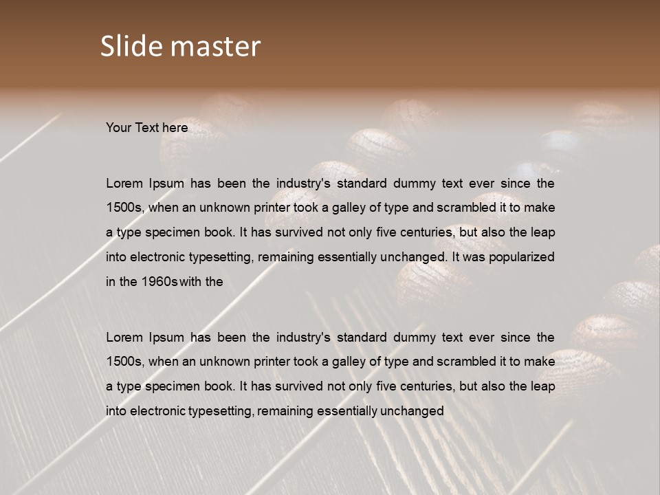 Accounts Closeup Series PowerPoint Template