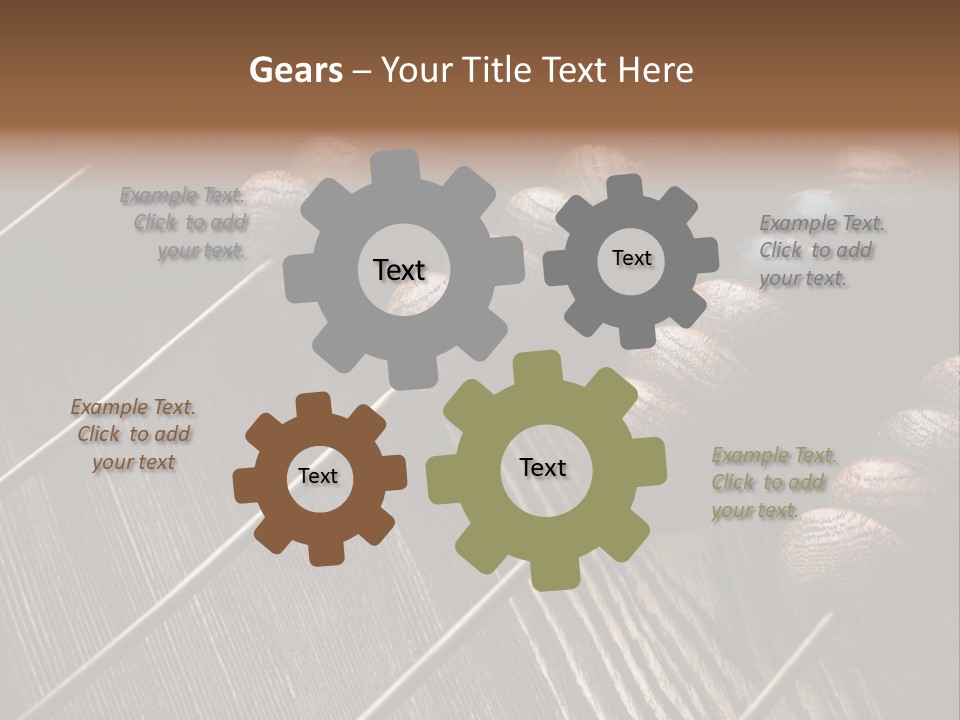 Accounts Closeup Series PowerPoint Template