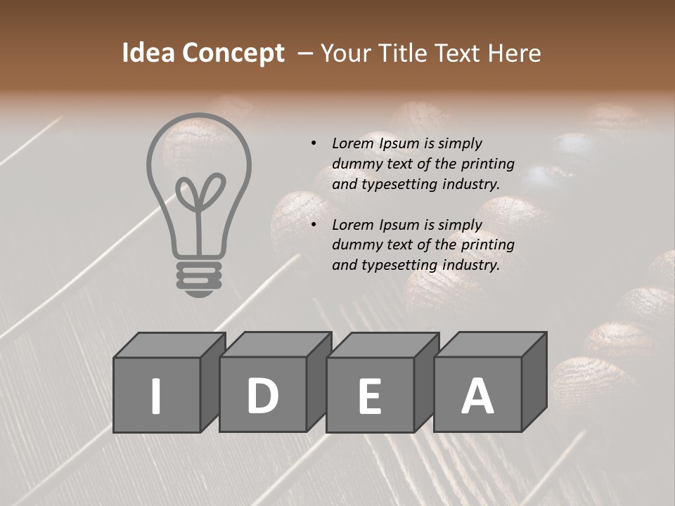 Accounts Closeup Series PowerPoint Template