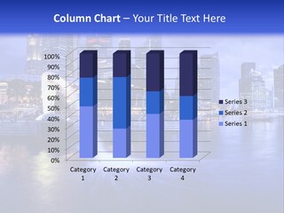 Building Night Symbol PowerPoint Template