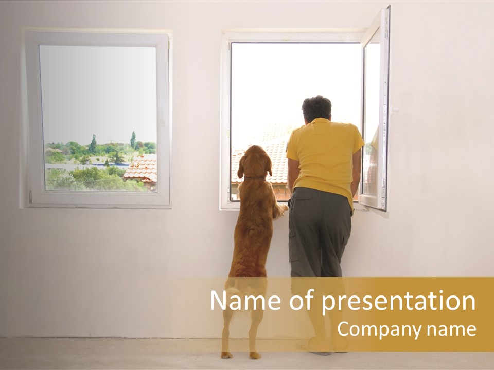 Look Man Inside PowerPoint Template