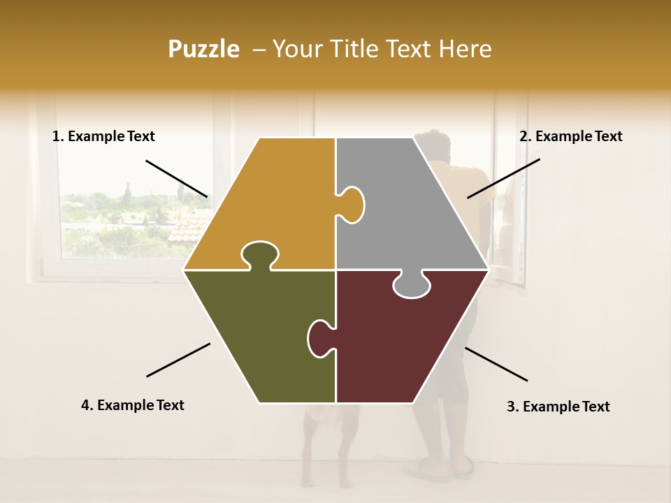 Look Man Inside PowerPoint Template