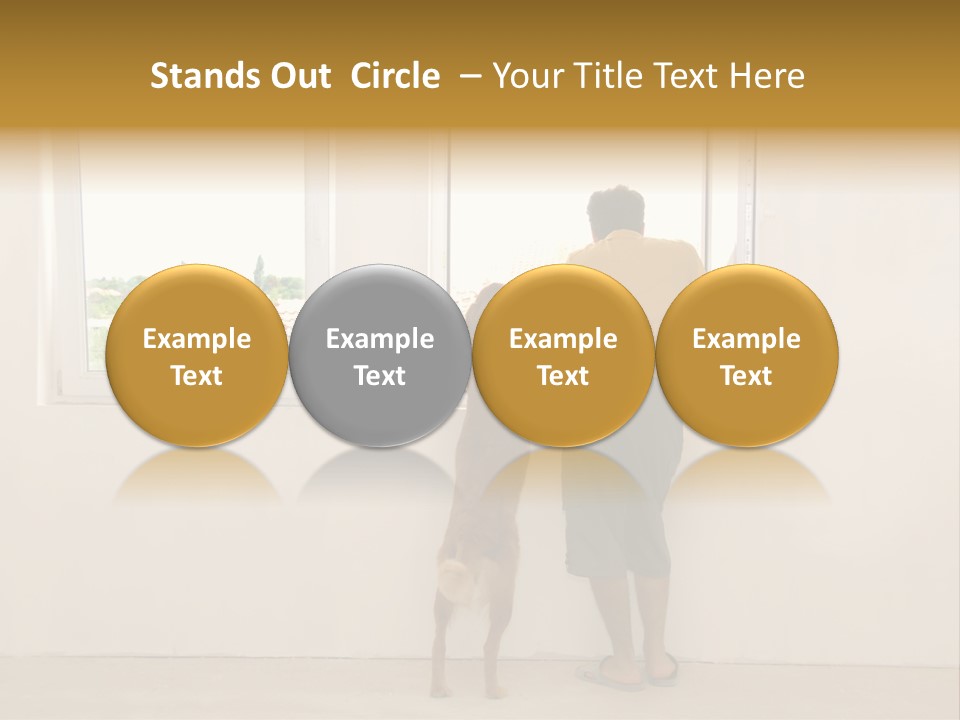 Look Man Inside PowerPoint Template