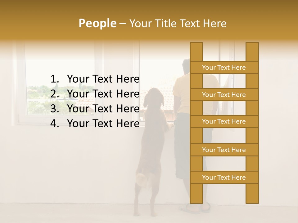 Look Man Inside PowerPoint Template