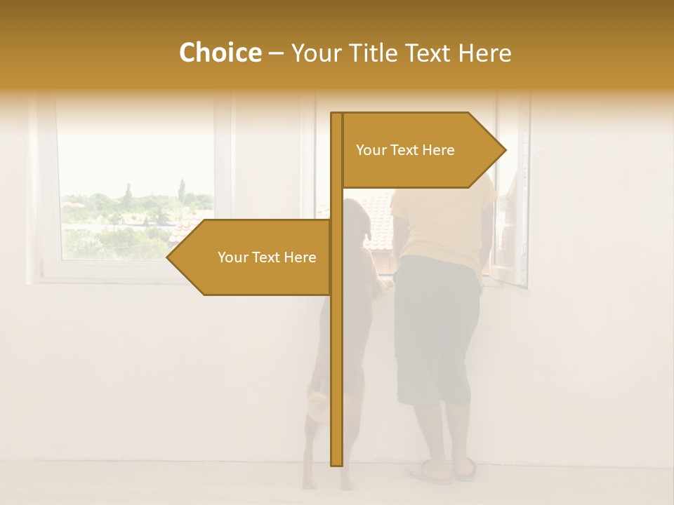 Look Man Inside PowerPoint Template