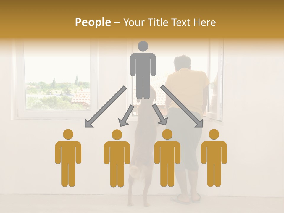 Look Man Inside PowerPoint Template