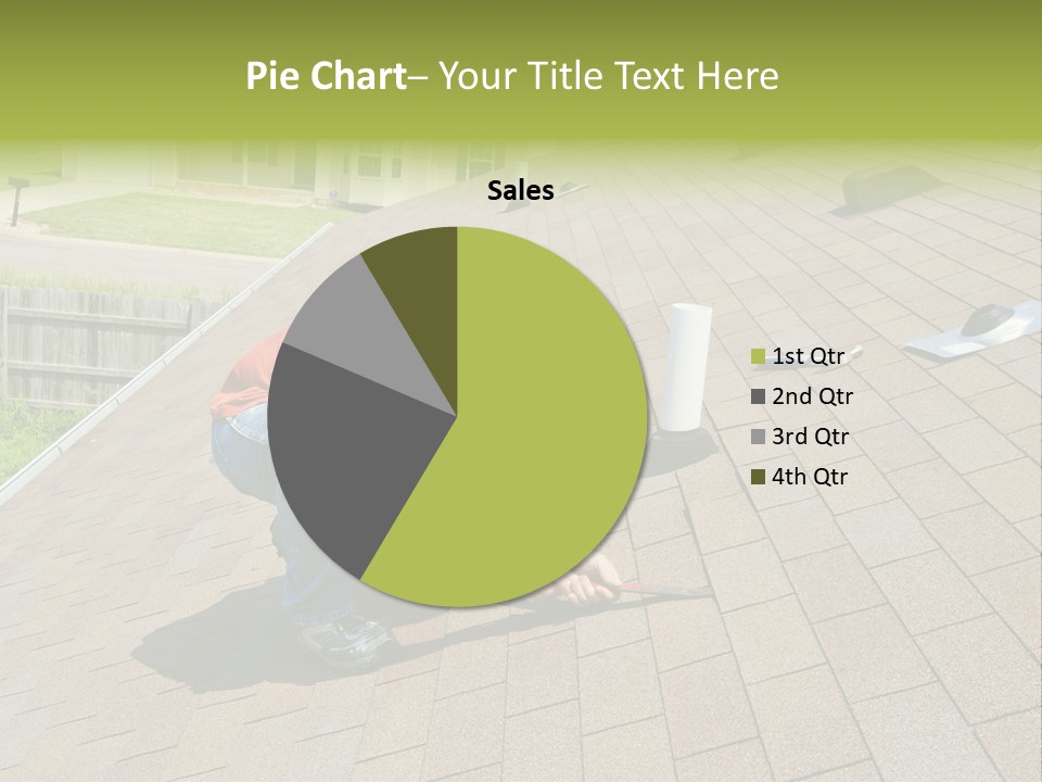 Roofer Leaks Roof PowerPoint Template