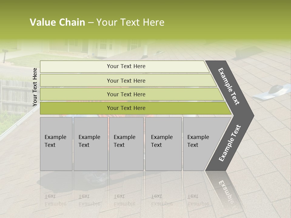 Roofer Leaks Roof PowerPoint Template