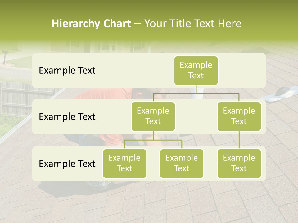 Roofer Leaks Roof PowerPoint Template