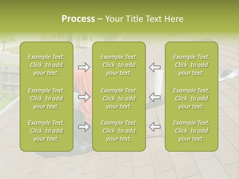 Roofer Leaks Roof PowerPoint Template