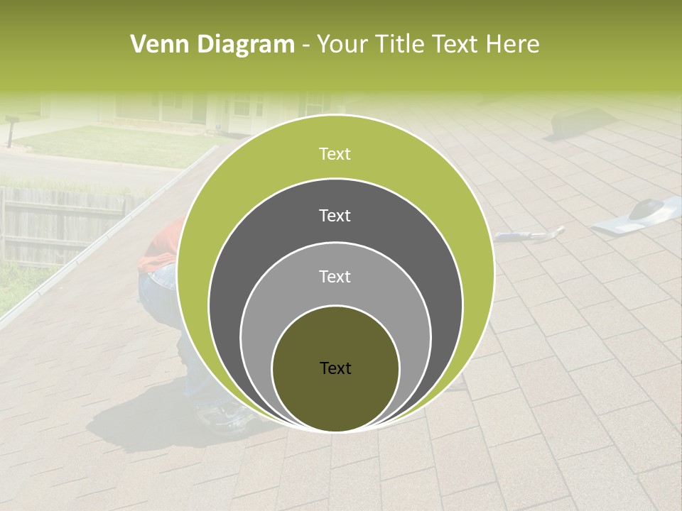 Roofer Leaks Roof PowerPoint Template
