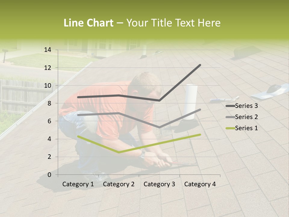 Roofer Leaks Roof PowerPoint Template