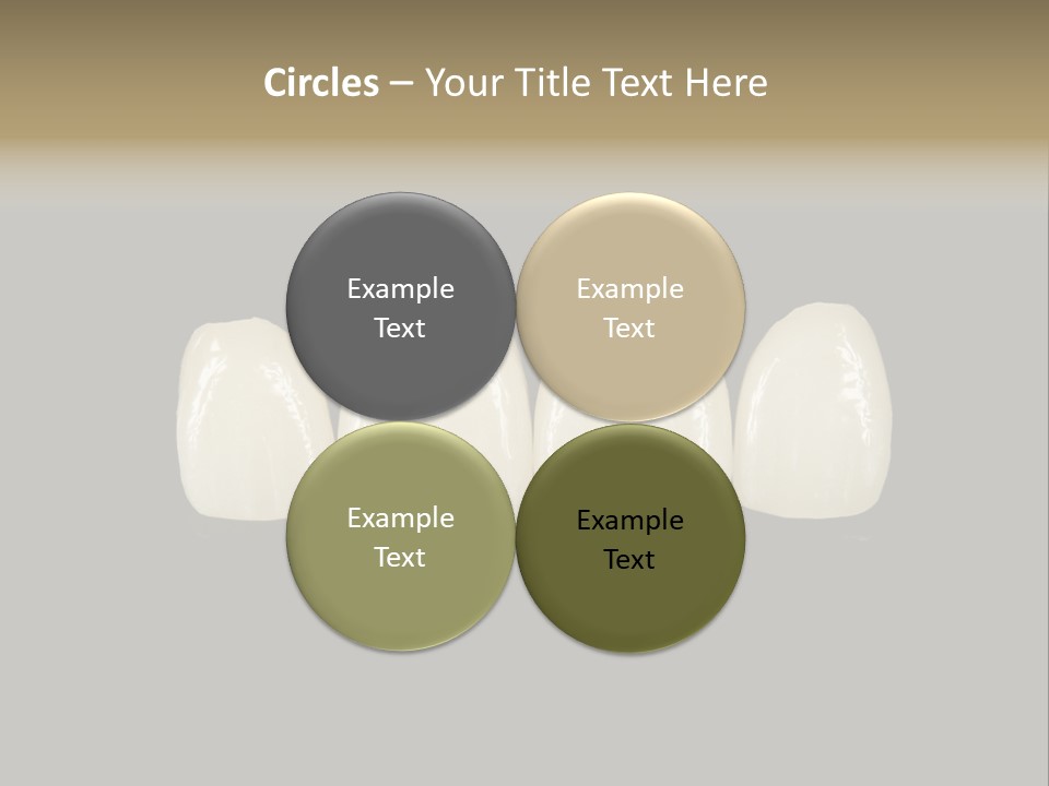 Costly Technology Teeth PowerPoint Template