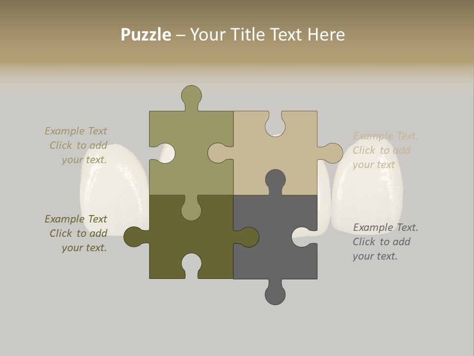 Costly Technology Teeth PowerPoint Template