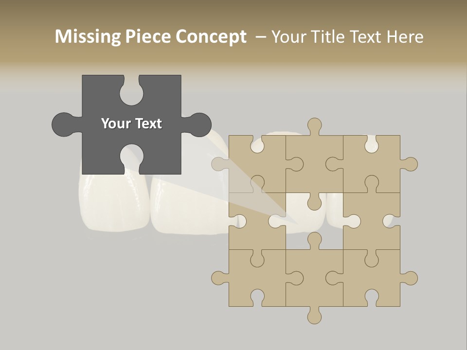 Costly Technology Teeth PowerPoint Template