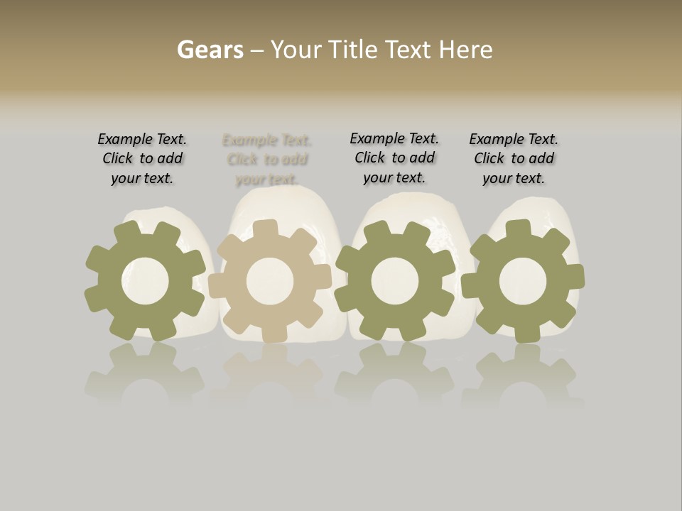 Costly Technology Teeth PowerPoint Template