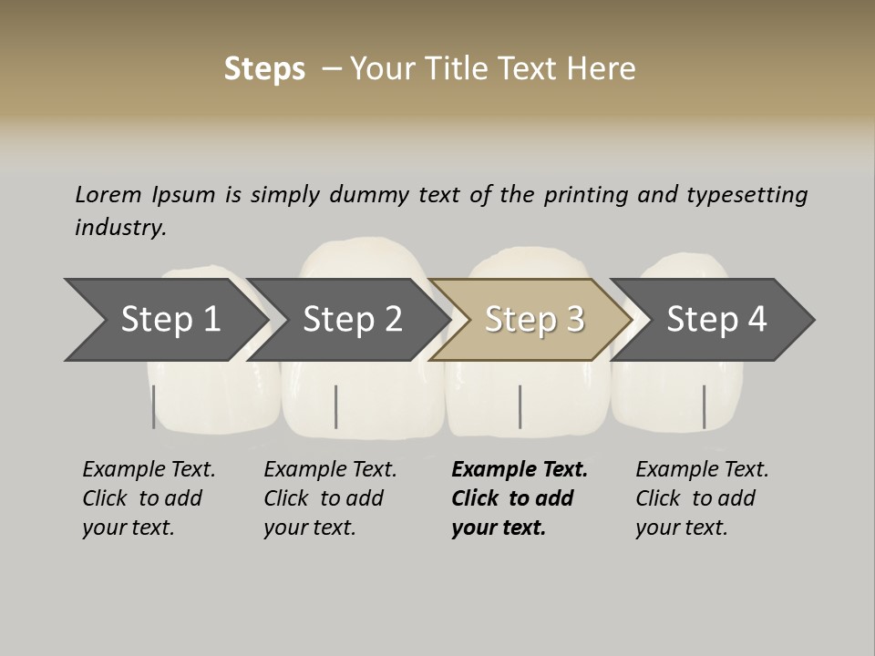 Costly Technology Teeth PowerPoint Template