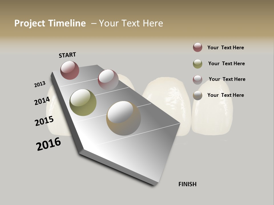 Costly Technology Teeth PowerPoint Template