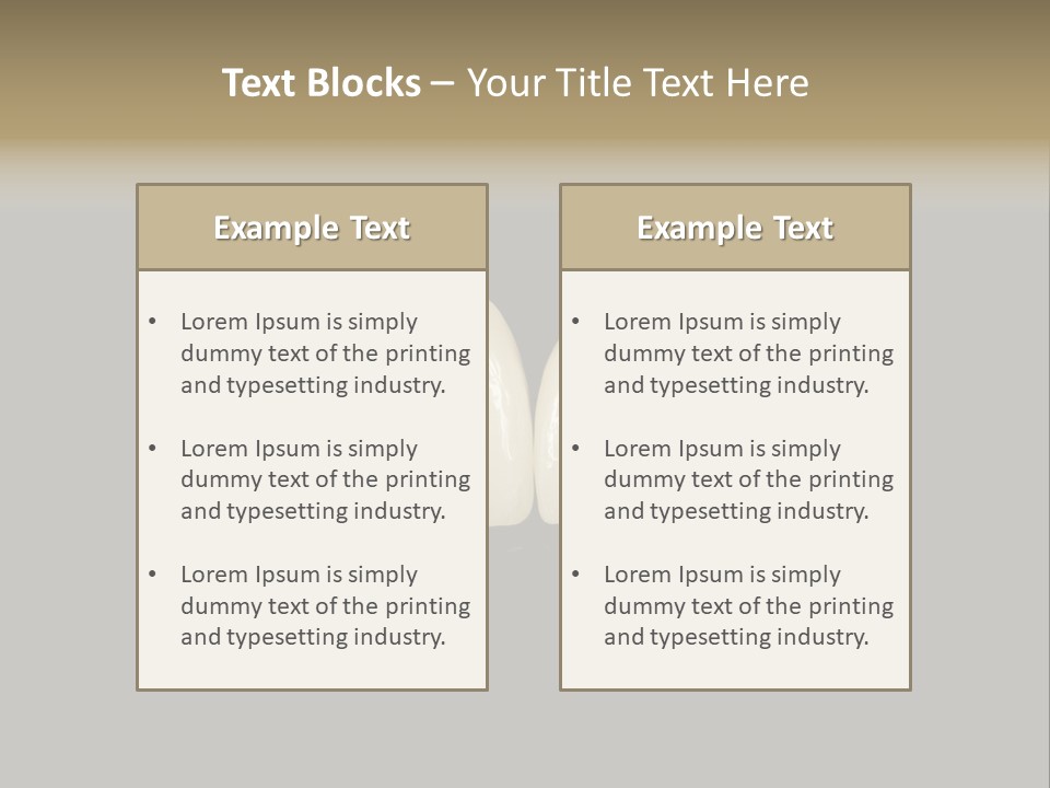 Costly Technology Teeth PowerPoint Template