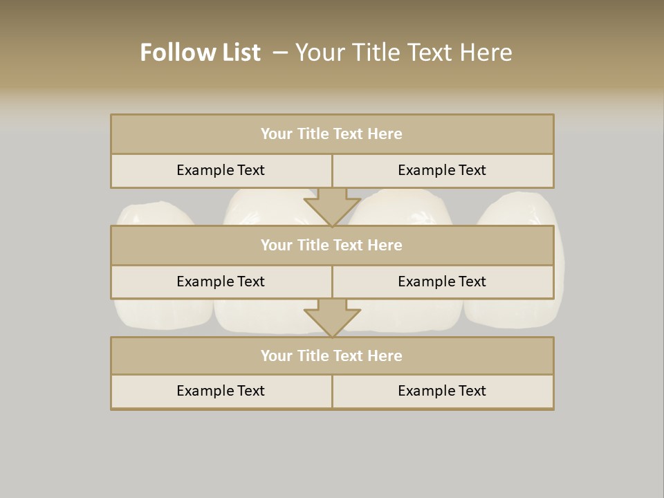 Costly Technology Teeth PowerPoint Template