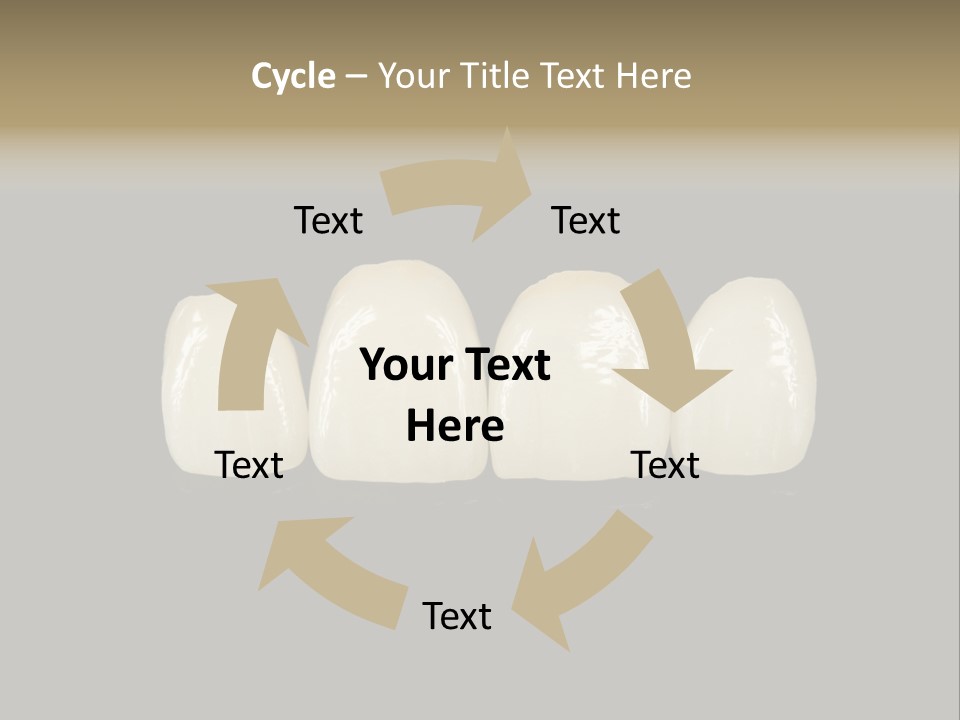 Costly Technology Teeth PowerPoint Template