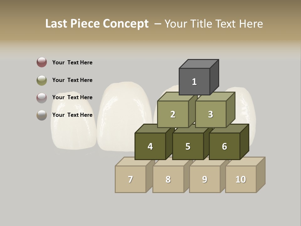 Costly Technology Teeth PowerPoint Template