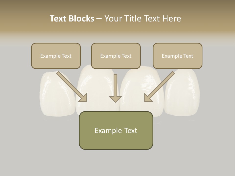 Costly Technology Teeth PowerPoint Template