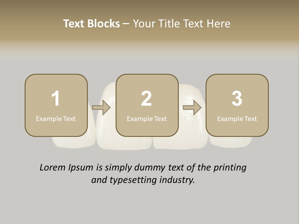 Costly Technology Teeth PowerPoint Template