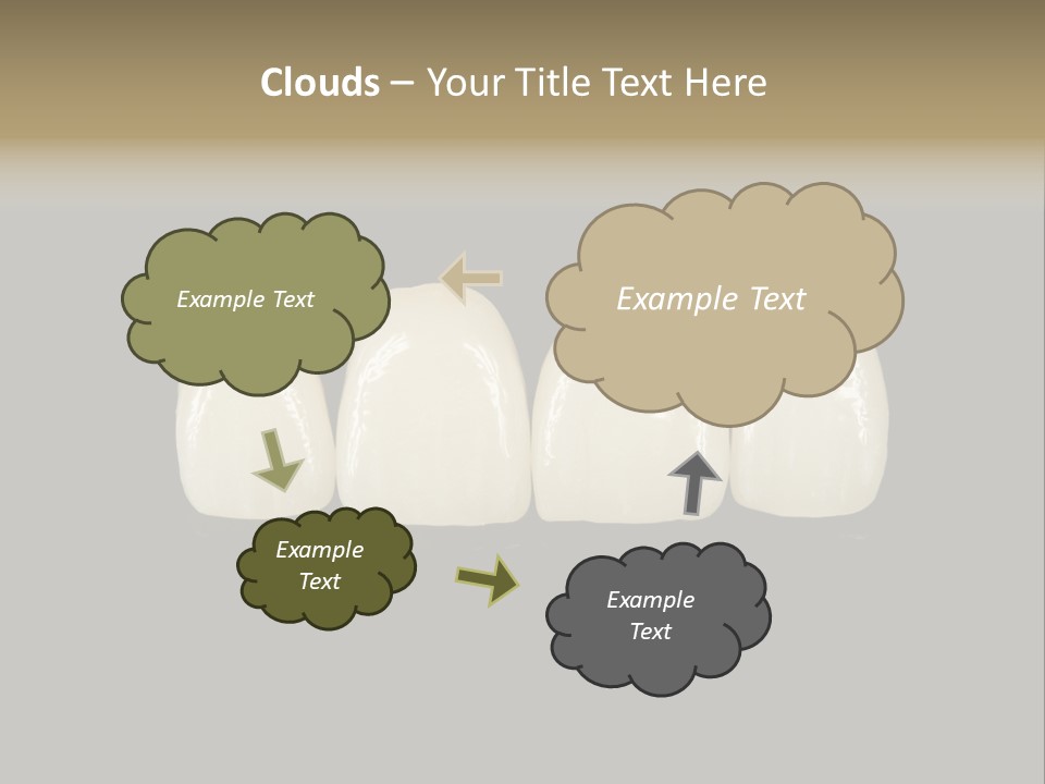 Costly Technology Teeth PowerPoint Template