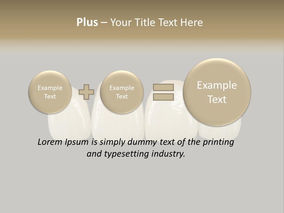 Costly Technology Teeth PowerPoint Template